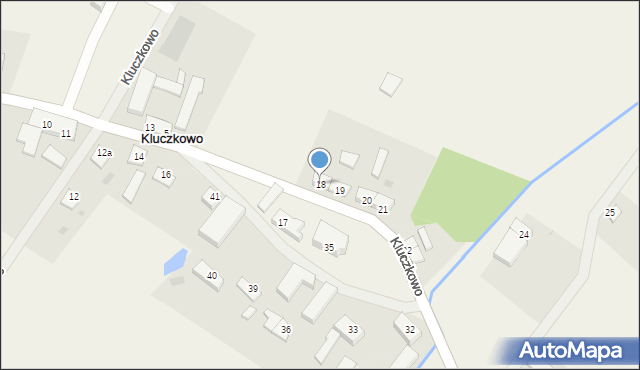 Kluczkowo, Kluczkowo, 18, mapa Kluczkowo