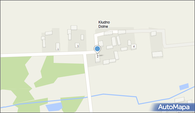 Kłudno, Kłudno, 2, mapa Kłudno