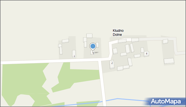Kłudno, Kłudno, 3, mapa Kłudno