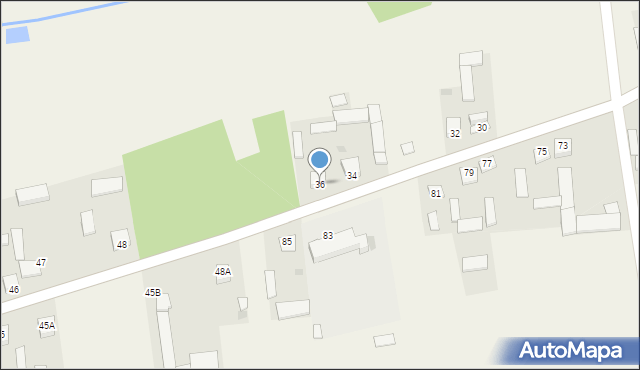 Kłudno, Kłudno, 36, mapa Kłudno