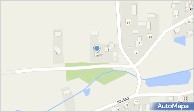 Kłudno, Kłudno, 5, mapa Kłudno