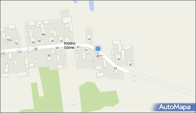 Kłudno, Kłudno, 89, mapa Kłudno