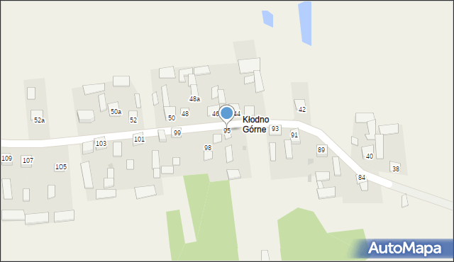 Kłudno, Kłudno, 95, mapa Kłudno