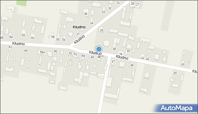 Kłudno, Kłudno, 48, mapa Kłudno