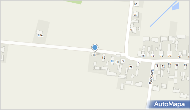 Kłudno, Kłudno, 83, mapa Kłudno