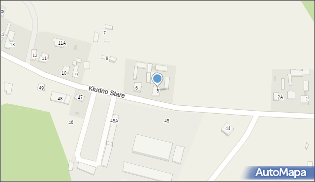 Kłudno Stare, Kłudno Stare, 5, mapa Kłudno Stare