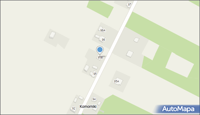 Kłudzice, Kłudzice, 95B, mapa Kłudzice