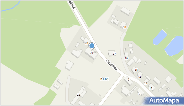 Kluki, Kluki, 21, mapa Kluki