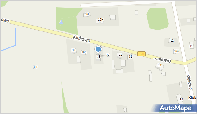 Klukówek, Klukówek, 38, mapa Klukówek