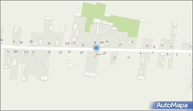 Klukowicze, Klukowicze, 17, mapa Klukowicze