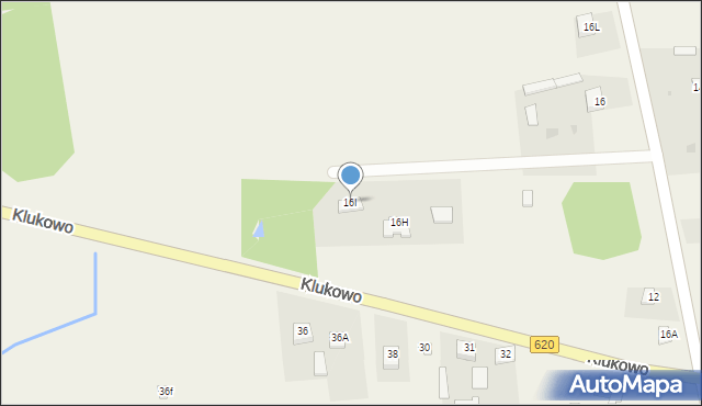 Klukowo, Klukowo, 16I, mapa Klukowo