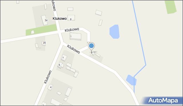 Klukowo, Klukowo, 9, mapa Klukowo