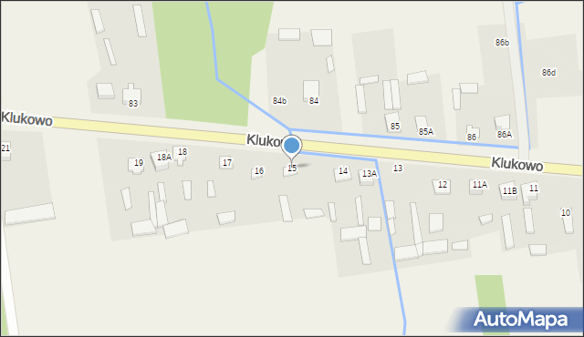 Klukowo, Klukowo, 15, mapa Klukowo