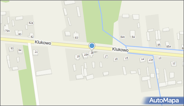 Klukowo, Klukowo, 18, mapa Klukowo