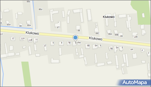 Klukowo, Klukowo, 7, mapa Klukowo