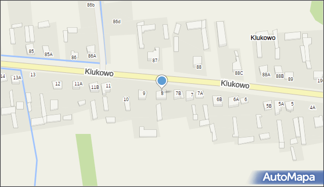 Klukowo, Klukowo, 8, mapa Klukowo