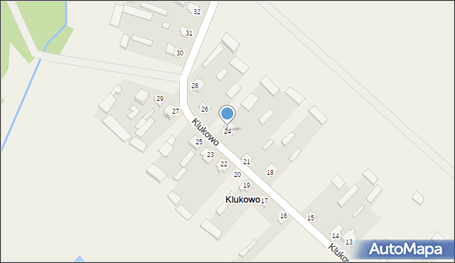 Klukowo, Klukowo, 24, mapa Klukowo