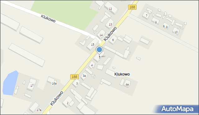 Klukowo, Klukowo, 5, mapa Klukowo