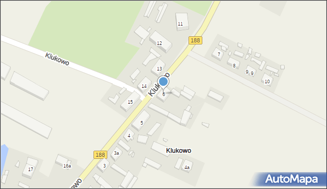 Klukowo, Klukowo, 6, mapa Klukowo