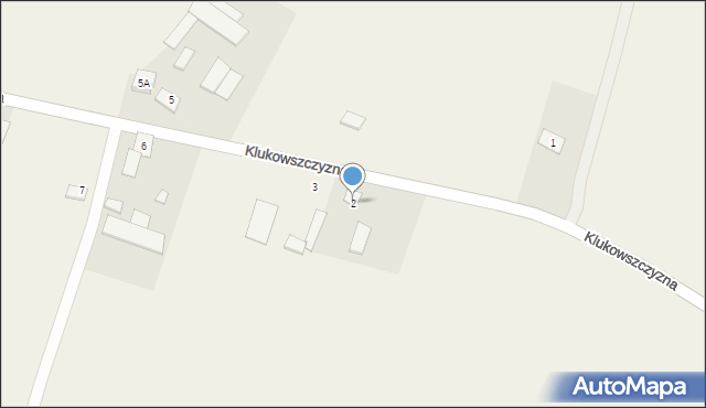 Klukowszczyzna, Klukowszczyzna, 2, mapa Klukowszczyzna