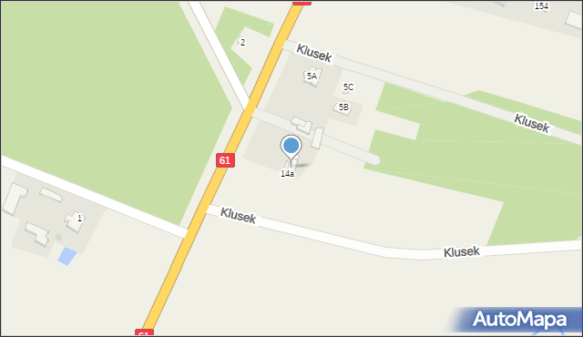 Klusek, Klusek, 4, mapa Klusek