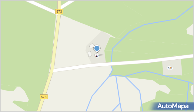 Klusek, Klusek, 42, mapa Klusek