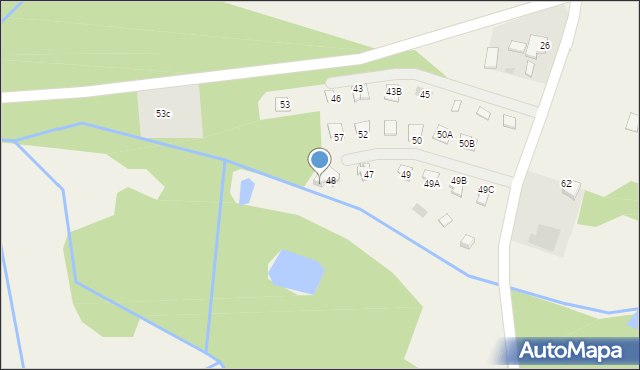 Klusek, Klusek, 48A, mapa Klusek