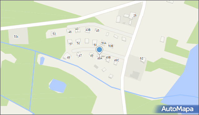 Klusek, Klusek, 49A, mapa Klusek