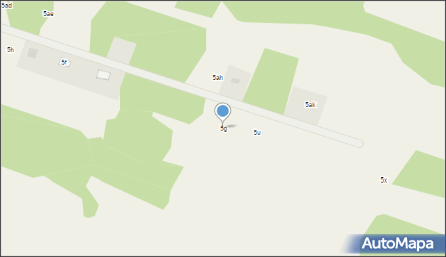 Klusek, Klusek, 5g, mapa Klusek