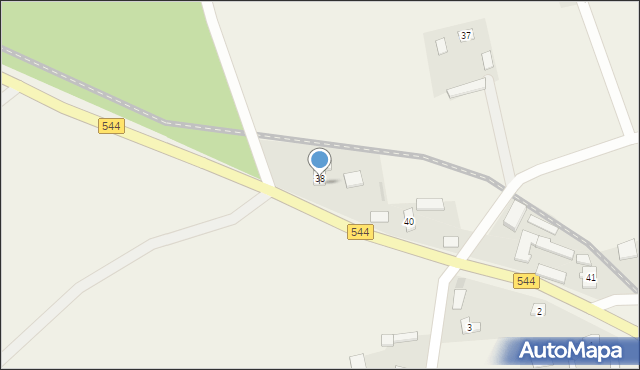 Kluszewo, Kluszewo, 38a, mapa Kluszewo