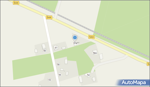 Kluszewo, Kluszewo, 57A, mapa Kluszewo