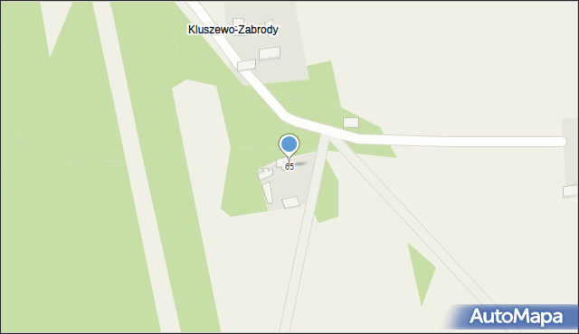 Kluszewo, Kluszewo, 65, mapa Kluszewo