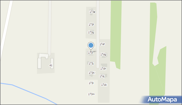 Klwatka Królewska, Klwatka Królewska, 173i, mapa Klwatka Królewska