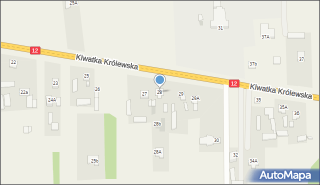 Klwatka Królewska, Klwatka Królewska, 28, mapa Klwatka Królewska