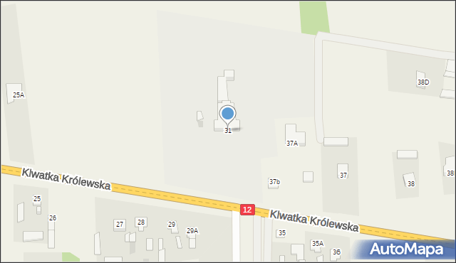 Klwatka Królewska, Klwatka Królewska, 31, mapa Klwatka Królewska