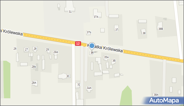 Klwatka Królewska, Klwatka Królewska, 35, mapa Klwatka Królewska