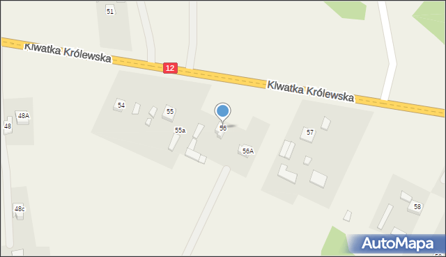 Klwatka Królewska, Klwatka Królewska, 56, mapa Klwatka Królewska