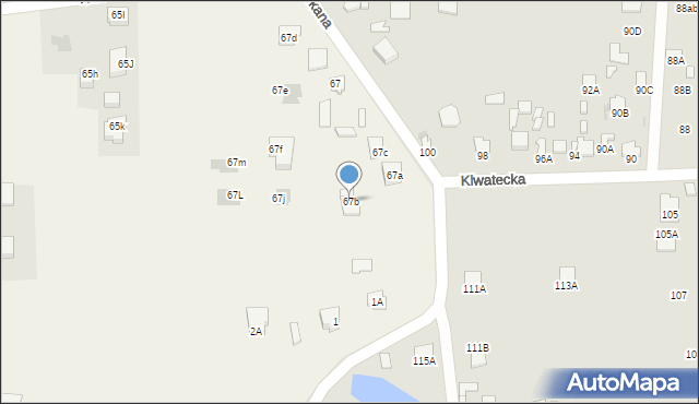 Klwatka Szlachecka, Klwatka Szlachecka, 67b, mapa Klwatka Szlachecka