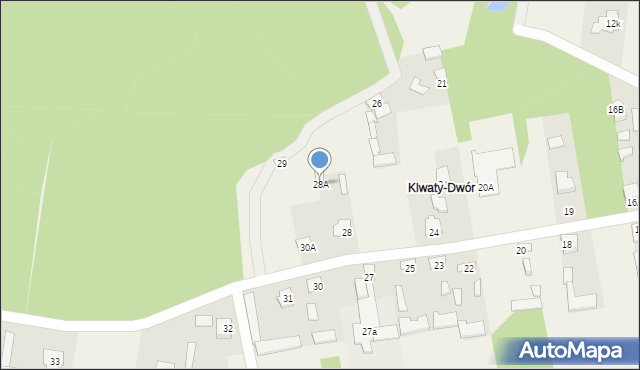 Klwaty, Klwaty, 28A, mapa Klwaty