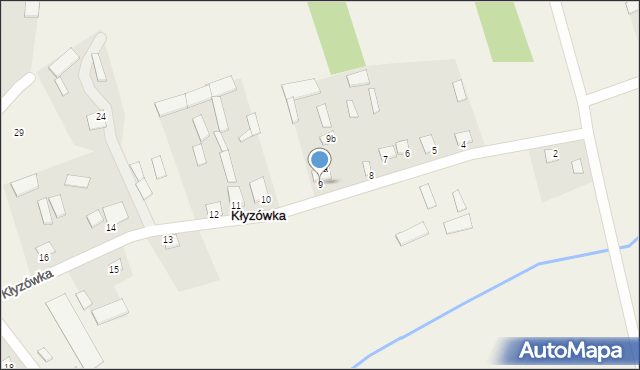 Kłyzówka, Kłyzówka, 9, mapa Kłyzówka