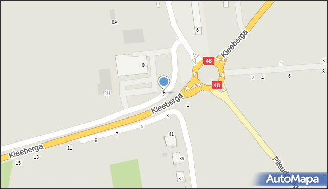 Kock, Kleeberga, gen., 2, mapa Kock