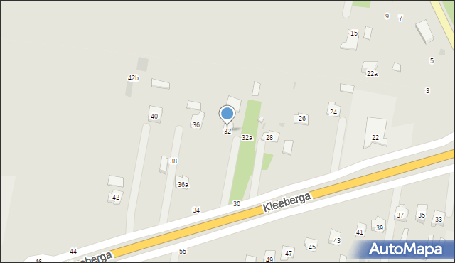 Kock, Kleeberga, gen., 32, mapa Kock