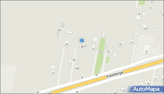 Kock, Kleeberga, gen., 36, mapa Kock