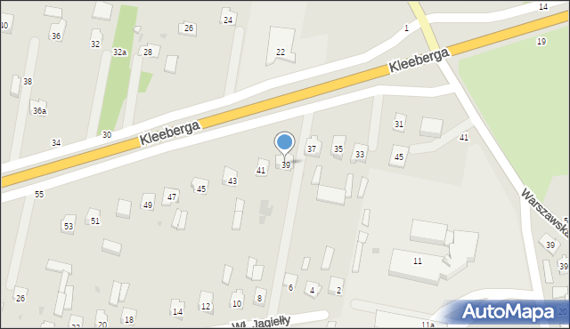 Kock, Kleeberga, gen., 39, mapa Kock