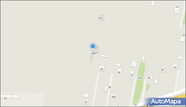 Kock, Kleeberga, gen., 42b, mapa Kock