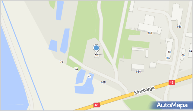 Kock, Kleeberga, gen., 70, mapa Kock