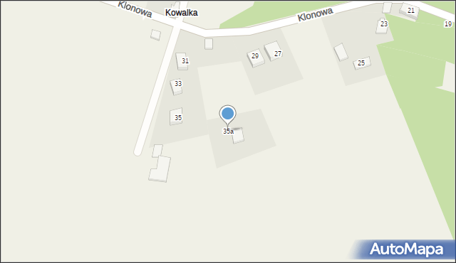 Kostkowo, Klonowa, 35a, mapa Kostkowo