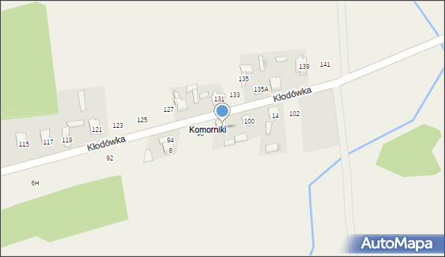 Koziegłówki, Kłodówka, 10, mapa Koziegłówki