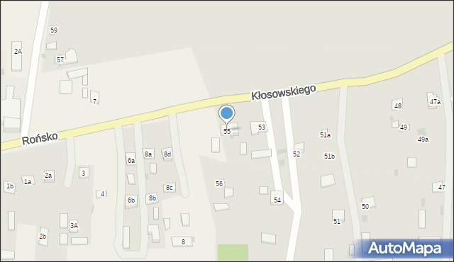 Krasnystaw, Kłosowskiego, 55, mapa Krasnystaw