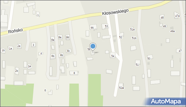 Krasnystaw, Kłosowskiego, 56A, mapa Krasnystaw